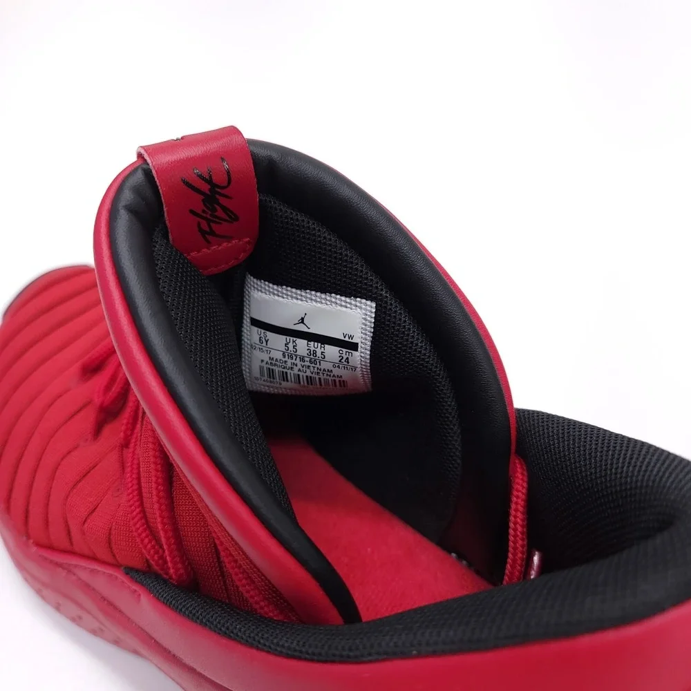 Nike Air Jordan Flight Luxe Gym Red Black Shoes 919716-60 Youth Size 6Y Hoops‎